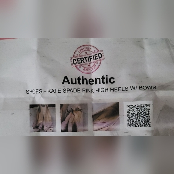 Kate Spade Cream Off White Leather Bow Pumps Heels SIZE 7 AUTHENTICATED - Picture 12 of 12